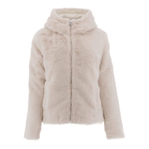 Doudoune avec fausse fourrure femme Clearance