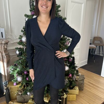 ROBE MORGAN BLEU RNINO