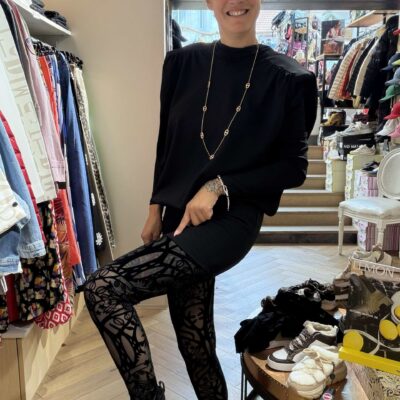 robe noir fracomina taille S